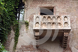 The famous Juliet's balcony