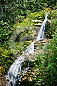 Famous Kamienczyk waterfall, Poland