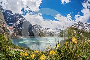 Kaprun High Mountain Reservoirs - Zell am See-Kaprun with beautiful nature,Salcburger land, Austrian Alps photo