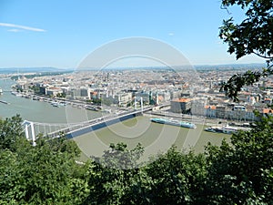 Famous lanchid ( bridge with chains) from Budapest