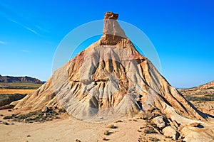 Famous Landmark of Bardenas Reales Desert