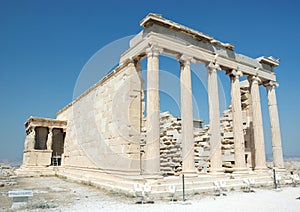 Famous landmark -ruins of acropolis in Athens