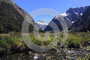 Famous landscape ,fiordland national park