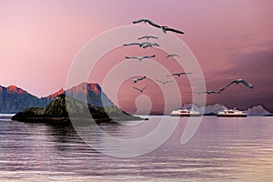 Famous Lofoten, Norway Landscape, Nordland