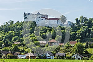 Známy hrad Ľupča, Slovensko, cestovateľská destinácia