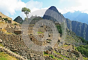 The famous Machu Picchu in Peru