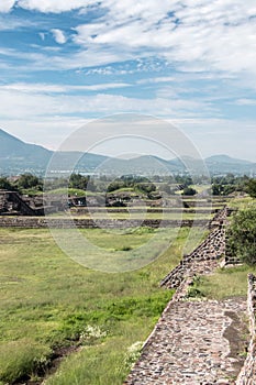 Famous and majestuous Mexican archaeological site; priests quarters