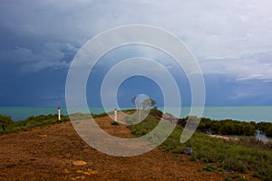 Famous Mangrove Point, Broome, Western Australia in Summer.