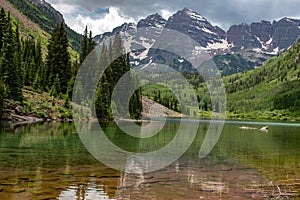 The Famous Maroon Bells of Colrado