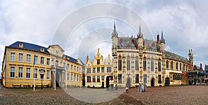 Panorama of Burg, Bruges, Beligum