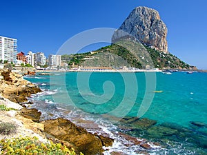 Beach in Calpe,Spain