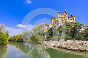 Famous Melk abbey in Austria