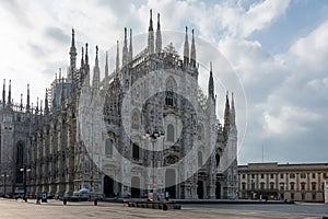 Famous Milan Cathedral, Duomo di Milano, Italy