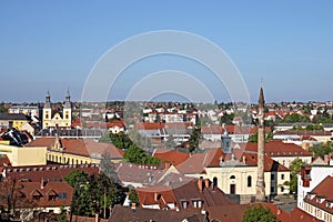 Famous minaret landmark Eger