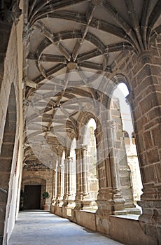 Renaissance cloister of the Convent of Santiago in Calera de Leon, Badajoz province, Spain photo
