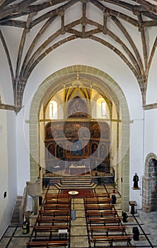 Inside the Church of Santiago in Calera de Leon, Badajoz province, Spain photo