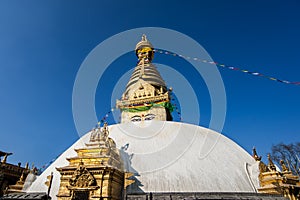 Famous monkey temple in Nepal