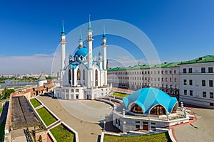 The famous mosque in Russia - Qol Sharif in Kazan city