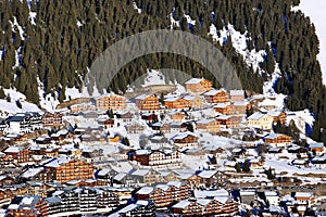 Famous mountain village