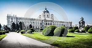 Famous Museum of Art History in Vienna, Austria