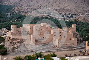 Famous Nakhal old fort in Oman