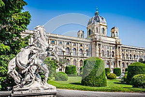 Famous Natural History Museum in Vienna, Austria