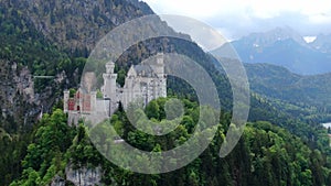 Famous Neuschwanstein Castle in Bavaria Germany