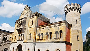 Famous Neuschwanstein Castle. Bavaria, Germany