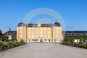Famous old and beautiful Schwetzingen Park, Royal Castle and Gardens, nearby Heidelberg city, Germany