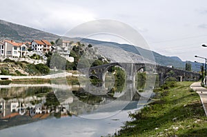 Famous old bridge of Trebinje