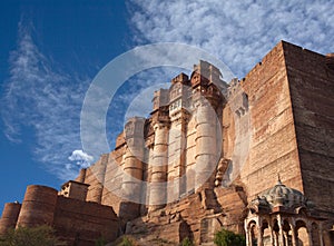 Mehrangarh Fort in Jodhpur, Rajasthan, India