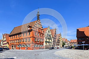 Famous old romantic medieval town