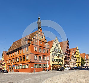 Famous old romantic medieval town of Dinkelsbuehl