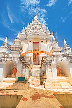 The Famous Pagoda Phra Borommathat Chaiya in Chaiya, Surat Thani