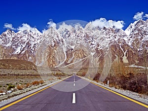 famous Passu Cones, Karakoram Highway, Northern Pakistan