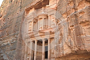 Petra Treasury Full Shot, Slight Side Angle
