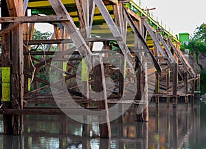 Famous Pexoa Bridge in the Province of Corrientes