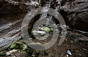 The famous and picturesque Avakas gorge at Akamas peninsula , Paphos district in Cyprus