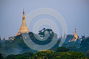 Famous place in Myanmar (Shwedagon Pagoda