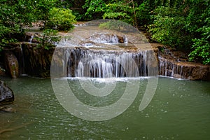 Famous place in Thailand (Arawan water fall