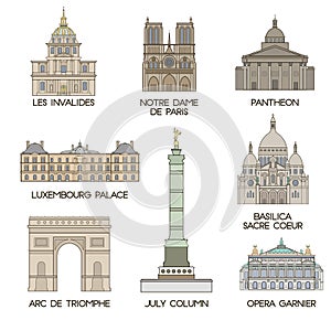 Famous places. Paris