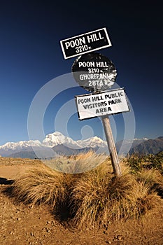 Famous Poon Hill view point, Nepal photo