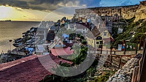 Famous Popeye village in Malta photo