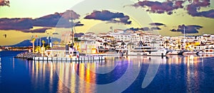 Famous Puerto Banus near Marbella dawn panoramic view