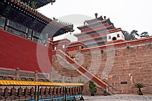 Famous Puning temple in Chengde, China