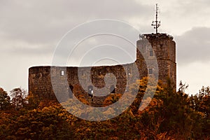 Famous Radyne Castle near the town of Stary Plzenec, Czech Republic