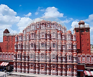 Famous Rajasthan landmark - Hawa Mahal palace