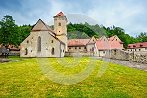 Famous Red Monastery called Cerveny Klastor in Pieniny