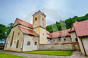 Famous Red Monastery called Cerveny Klastor in Pieniny