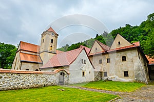 Famous Red Monastery called Cerveny Klastor, Slovakia